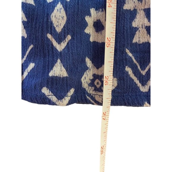 KIWI & PUNCH Blue Neon Embroidered Romper Casual Elastic Large Tie Back - Picture 6 of 7